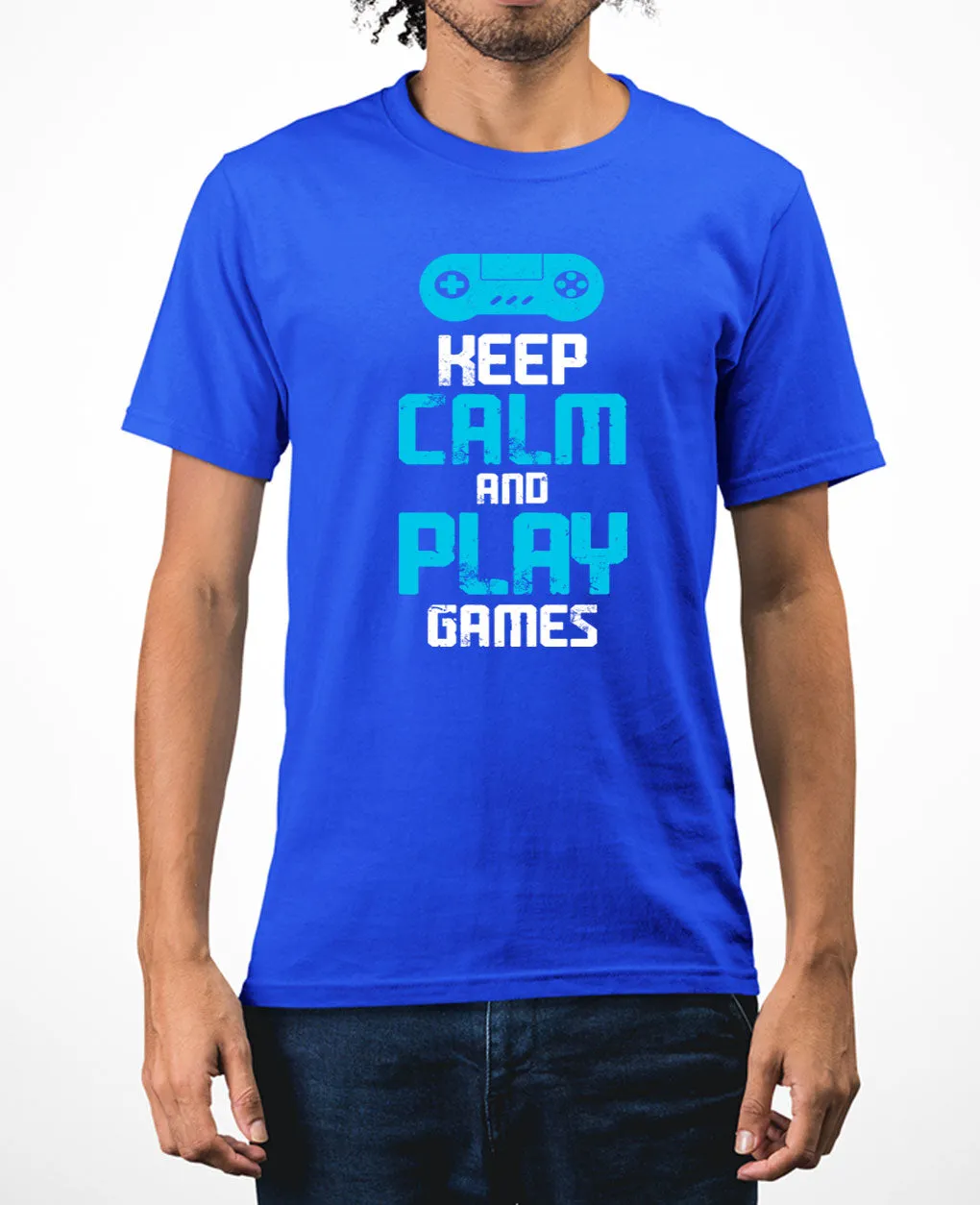 Keep calm and play video game t-shirt funny video game t-shirt