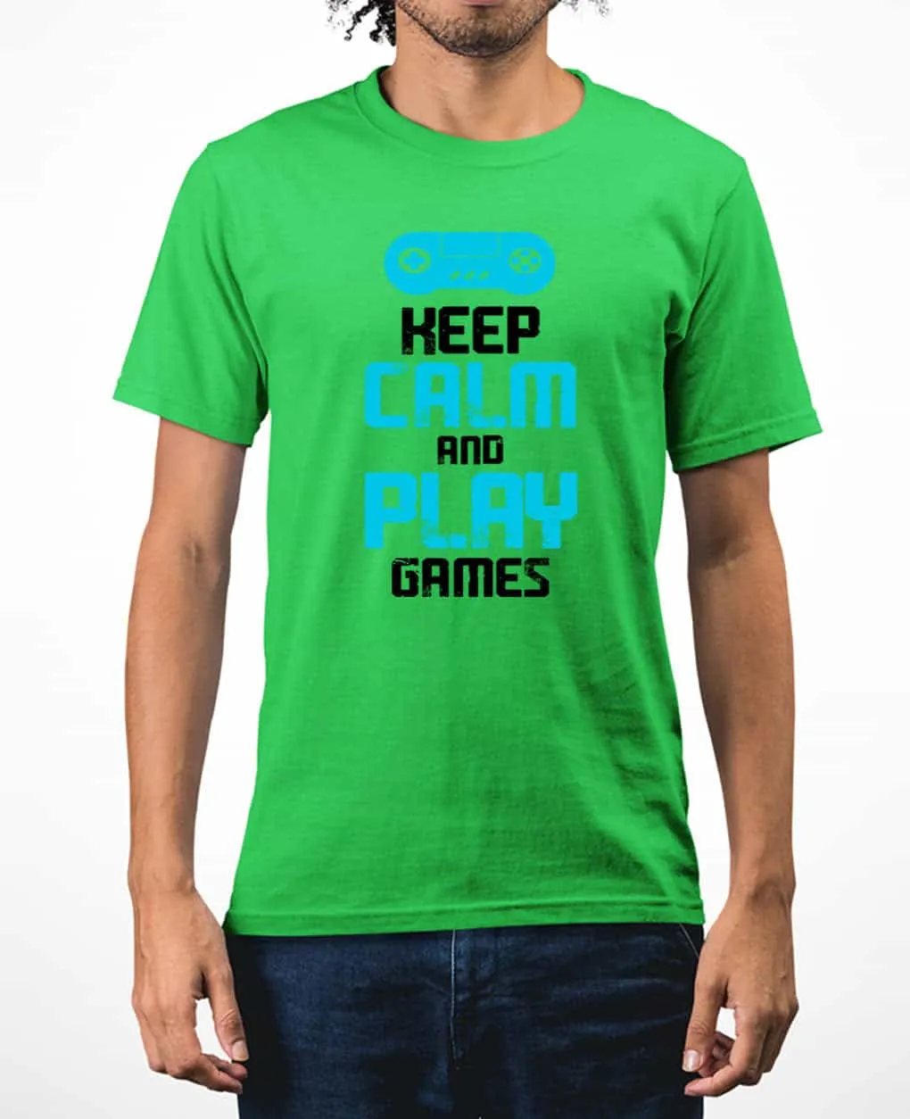 Keep calm and play video game t-shirt funny video game t-shirt