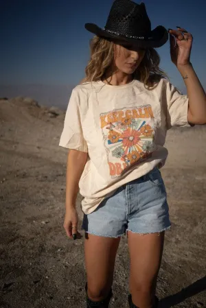 Keep Calm Dream On Retro Graphic Tee