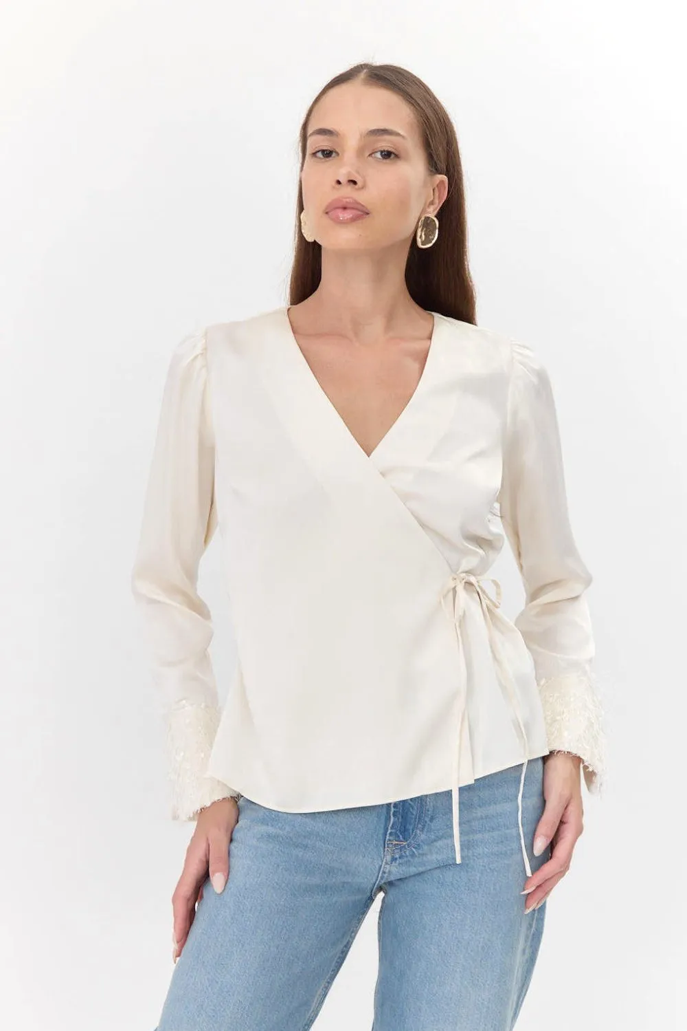 Kiana Wrap Blouse