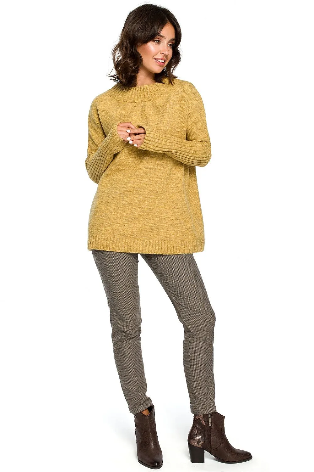 Kimono Sleeve Loose Fit Sweater