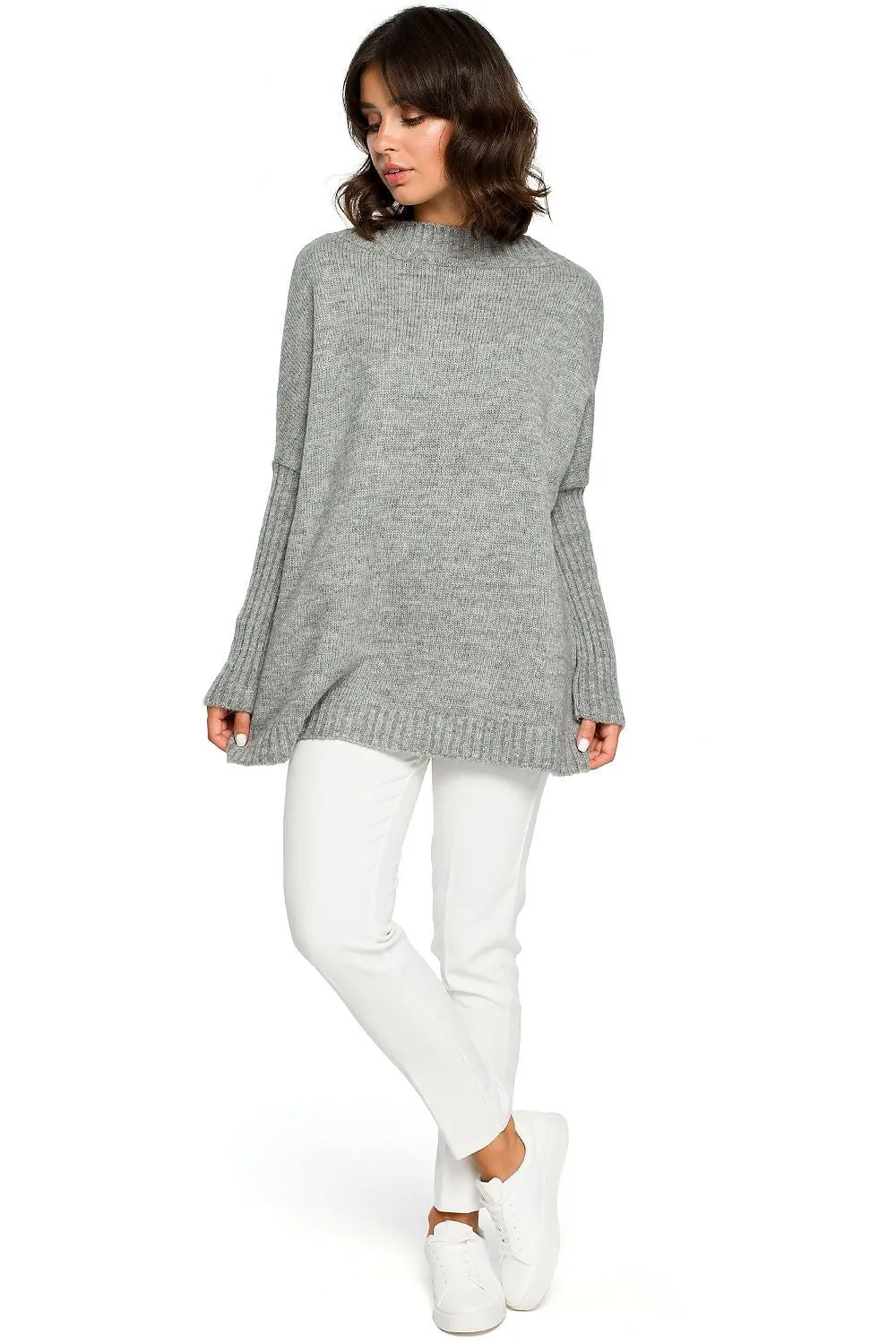 Kimono Sleeve Loose Fit Sweater