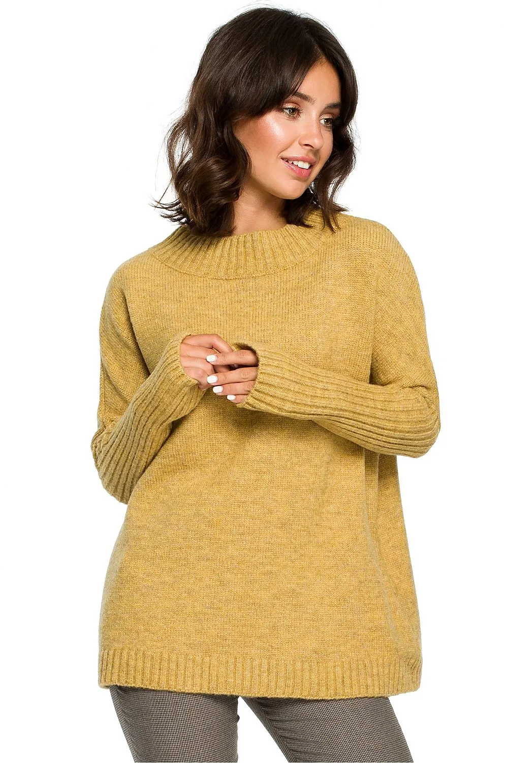 Kimono Sleeve Loose Fit Sweater