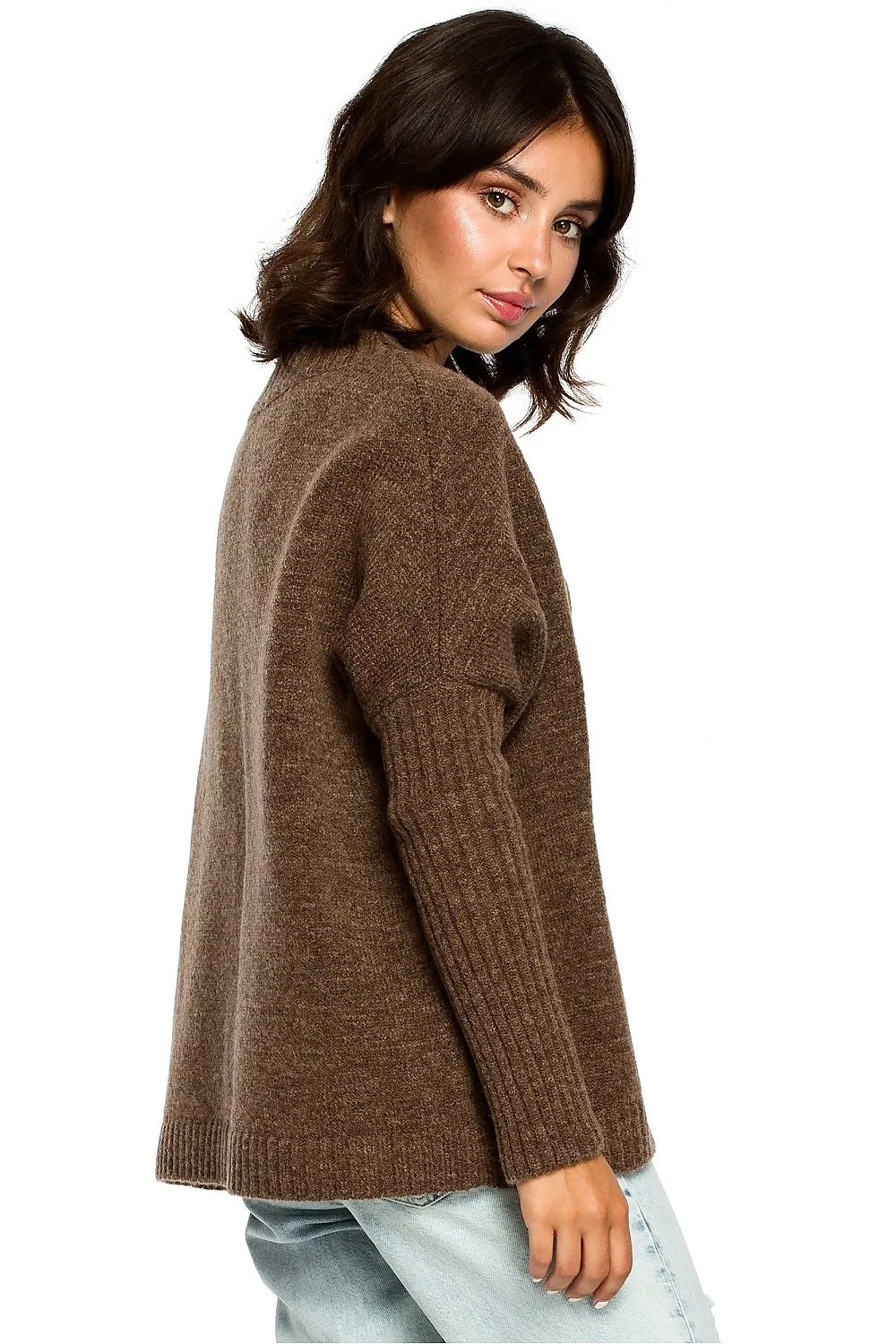 Kimono Sleeve Loose Fit Sweater