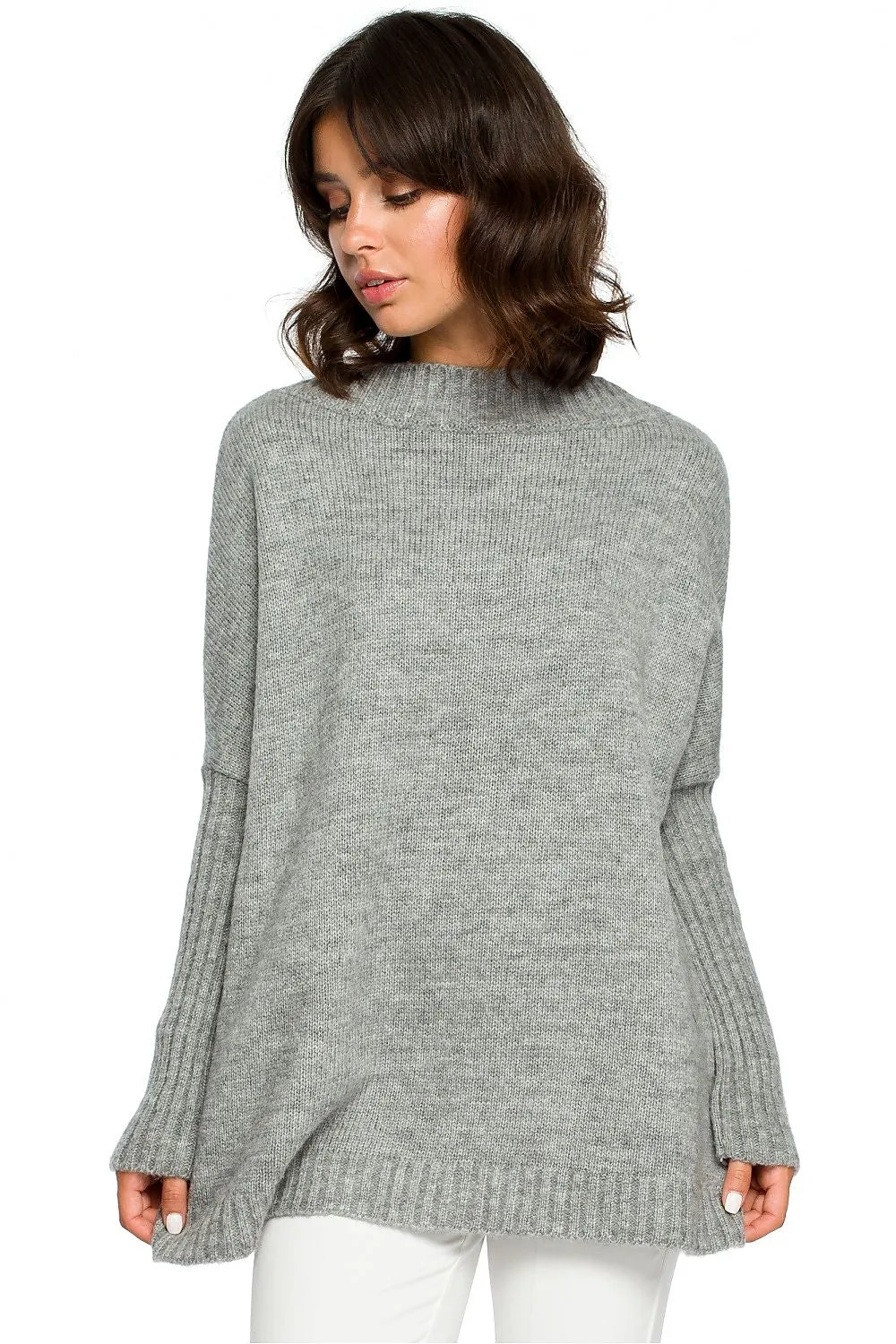 Kimono Sleeve Loose Fit Sweater