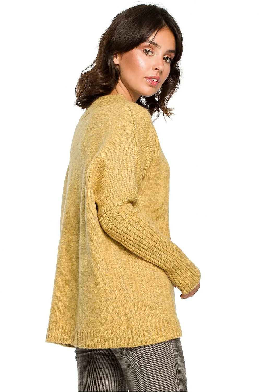 Kimono Sleeve Loose Fit Sweater