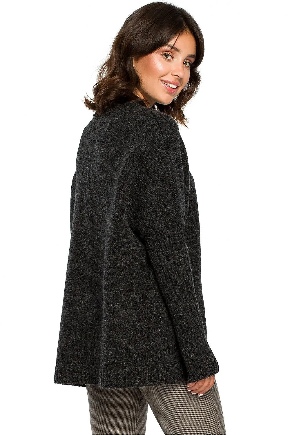 Kimono Sleeve Loose Fit Sweater