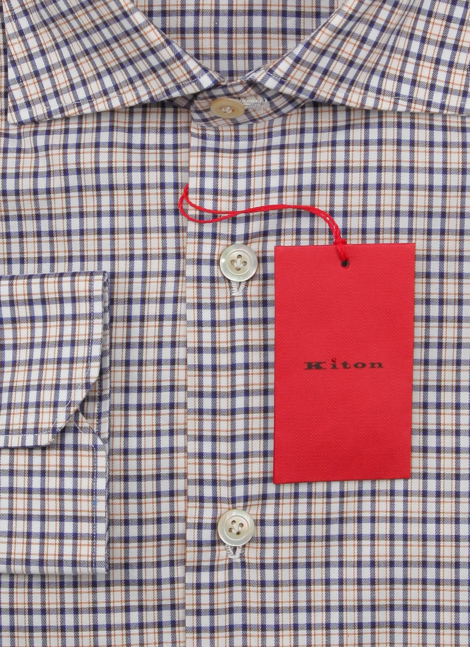 Kiton Dark Blue Shirt - Slim