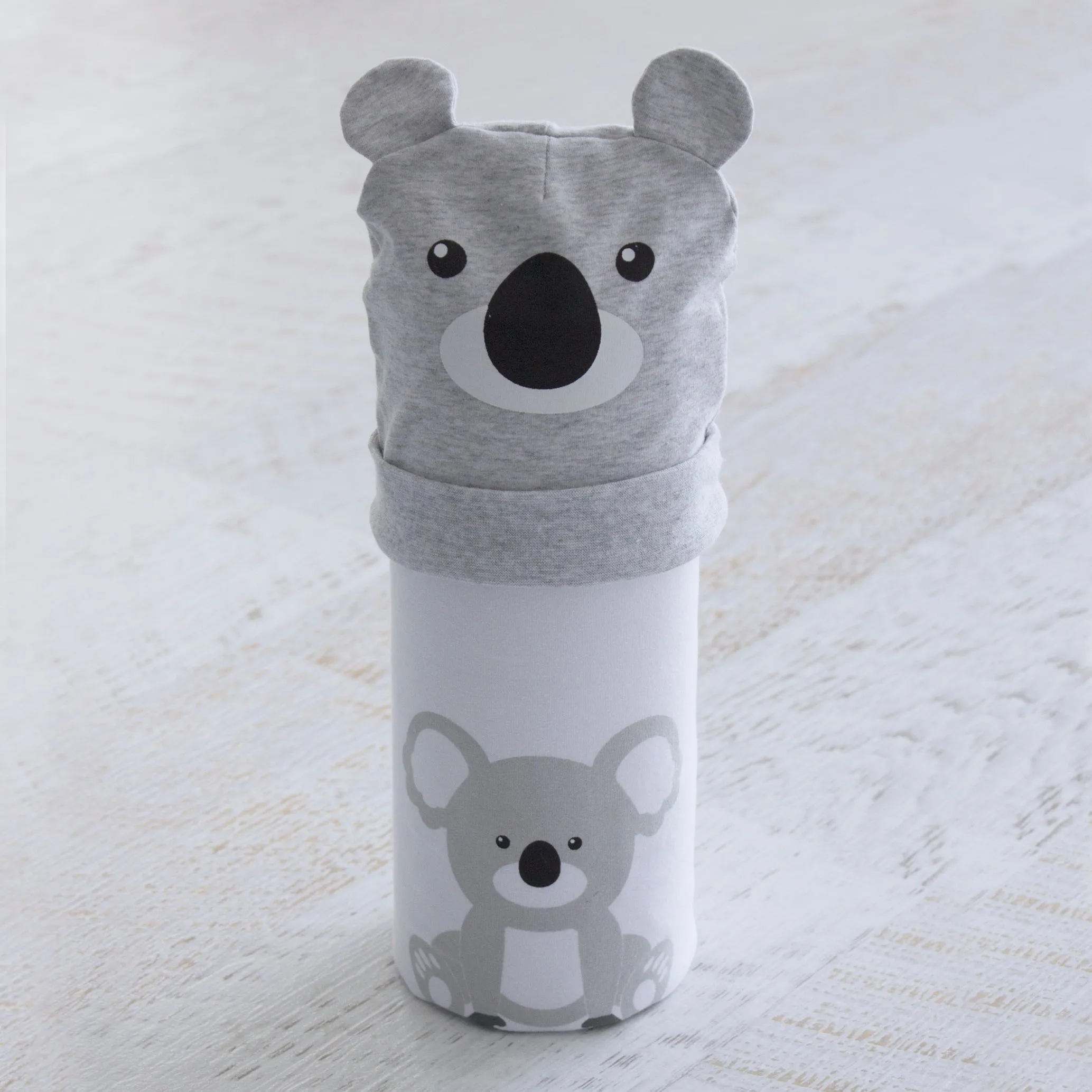 Koala Stretchie Swaddle & Beanie Set