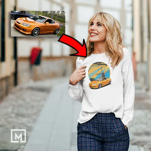 Korean Cars | Custom Print Unisex | Long Sleeves