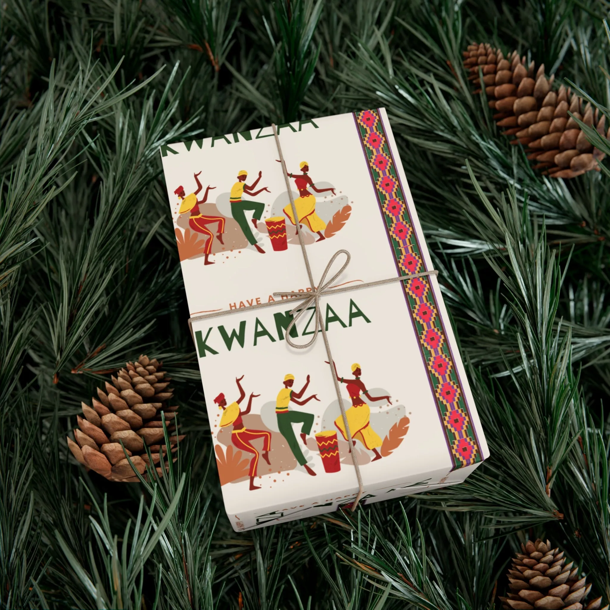 Kwanzaa Gift Wrap Paper