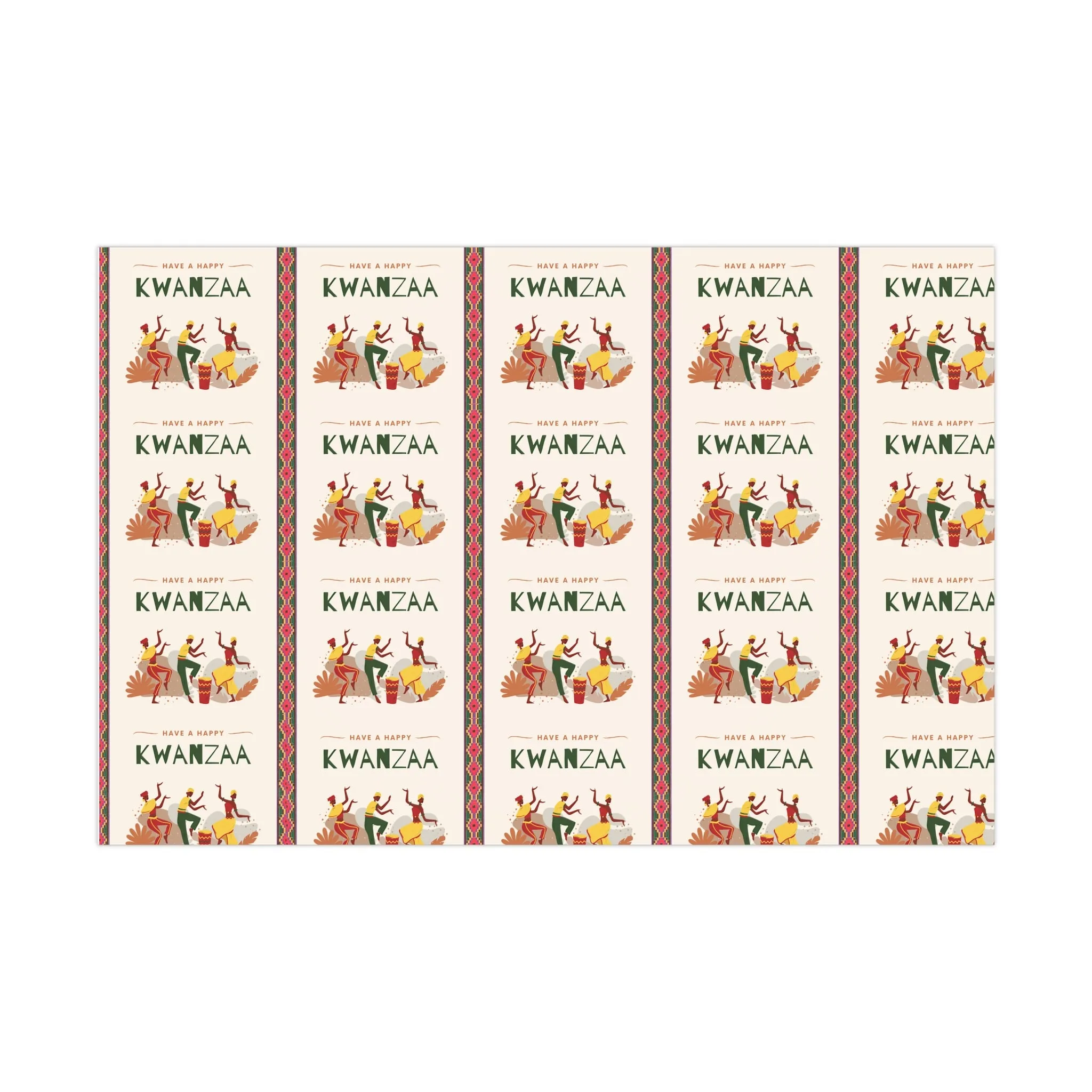 Kwanzaa Gift Wrap Paper