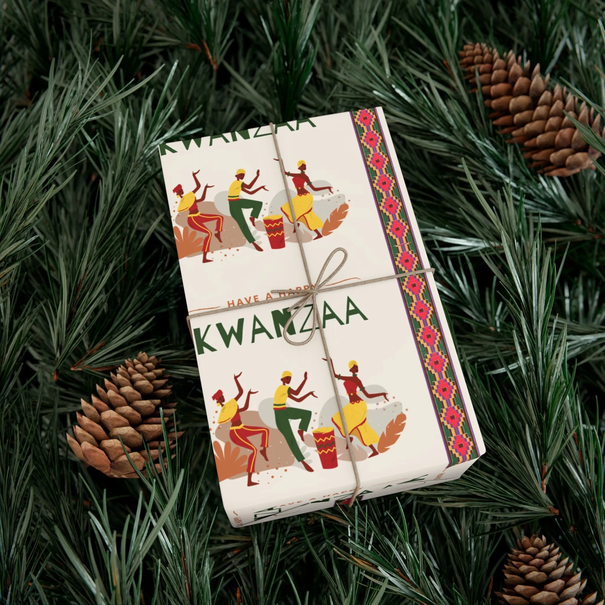 Kwanzaa Gift Wrap Paper