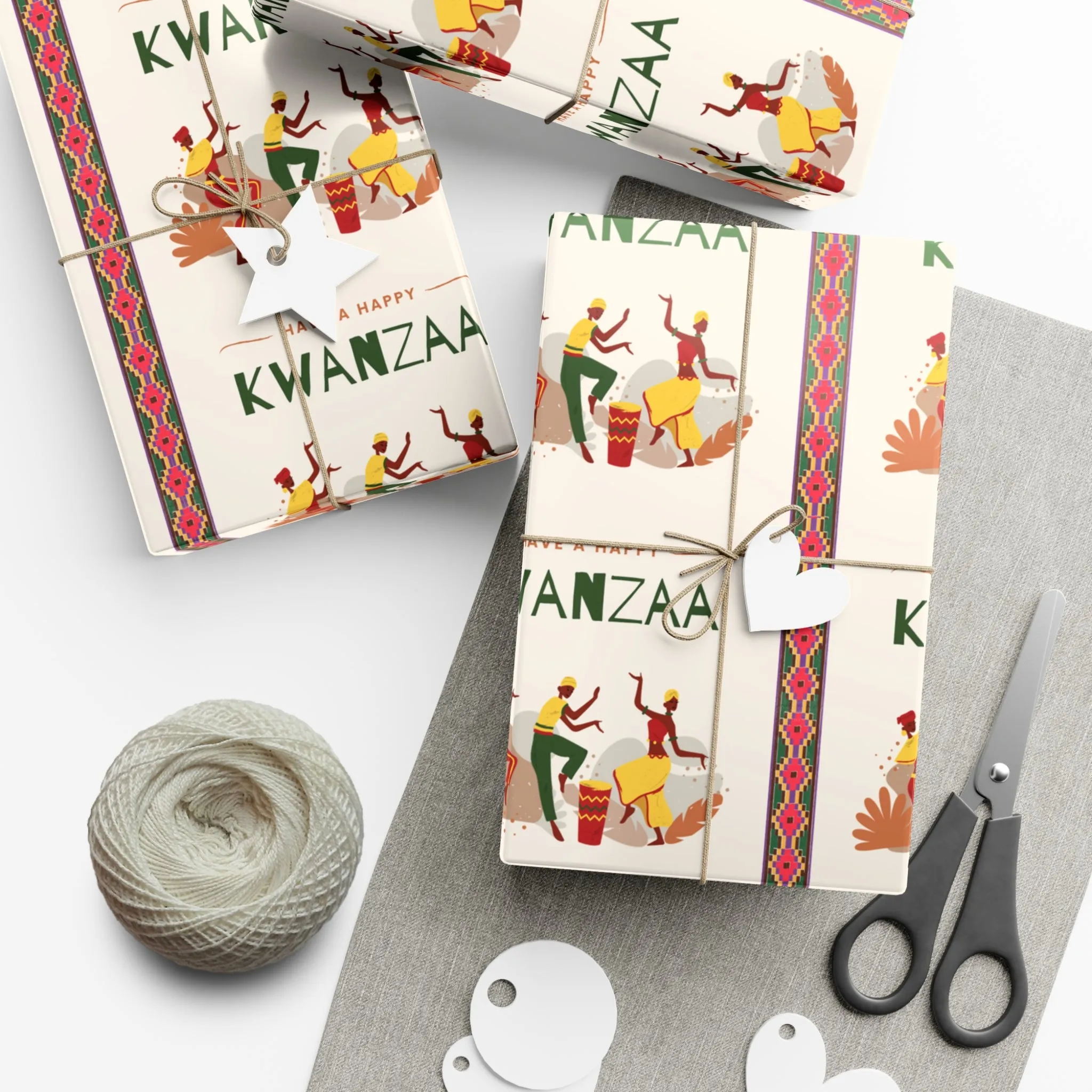 Kwanzaa Gift Wrap Paper