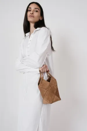 Lace-up Tunic Shirt Dress