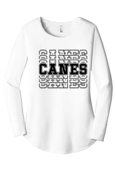 Ladies long sleeve triblend tee - WDP24