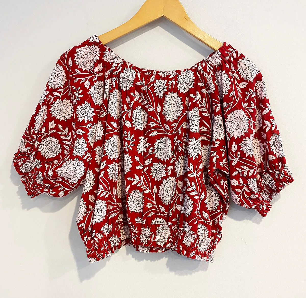 Lala Top | Red Floral