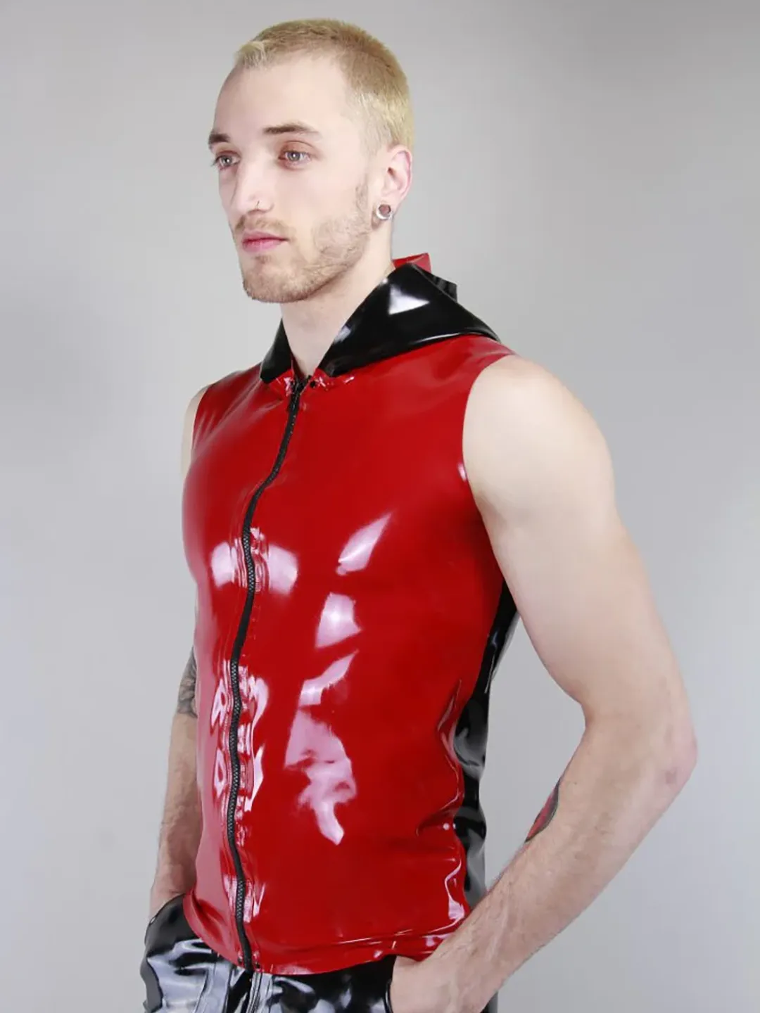 Latex Hooded Vest