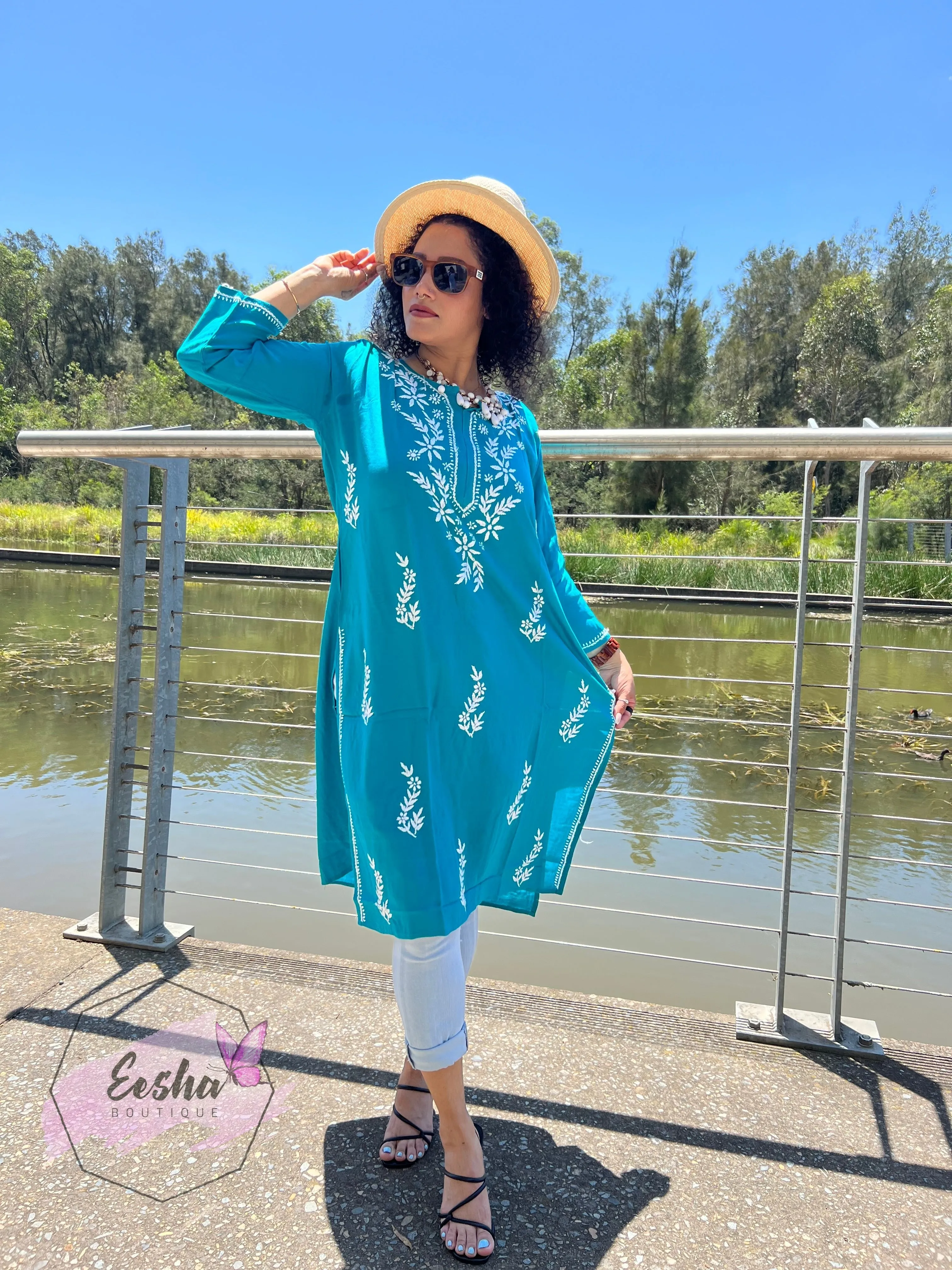 Latika - Hand Embroidered Kurta