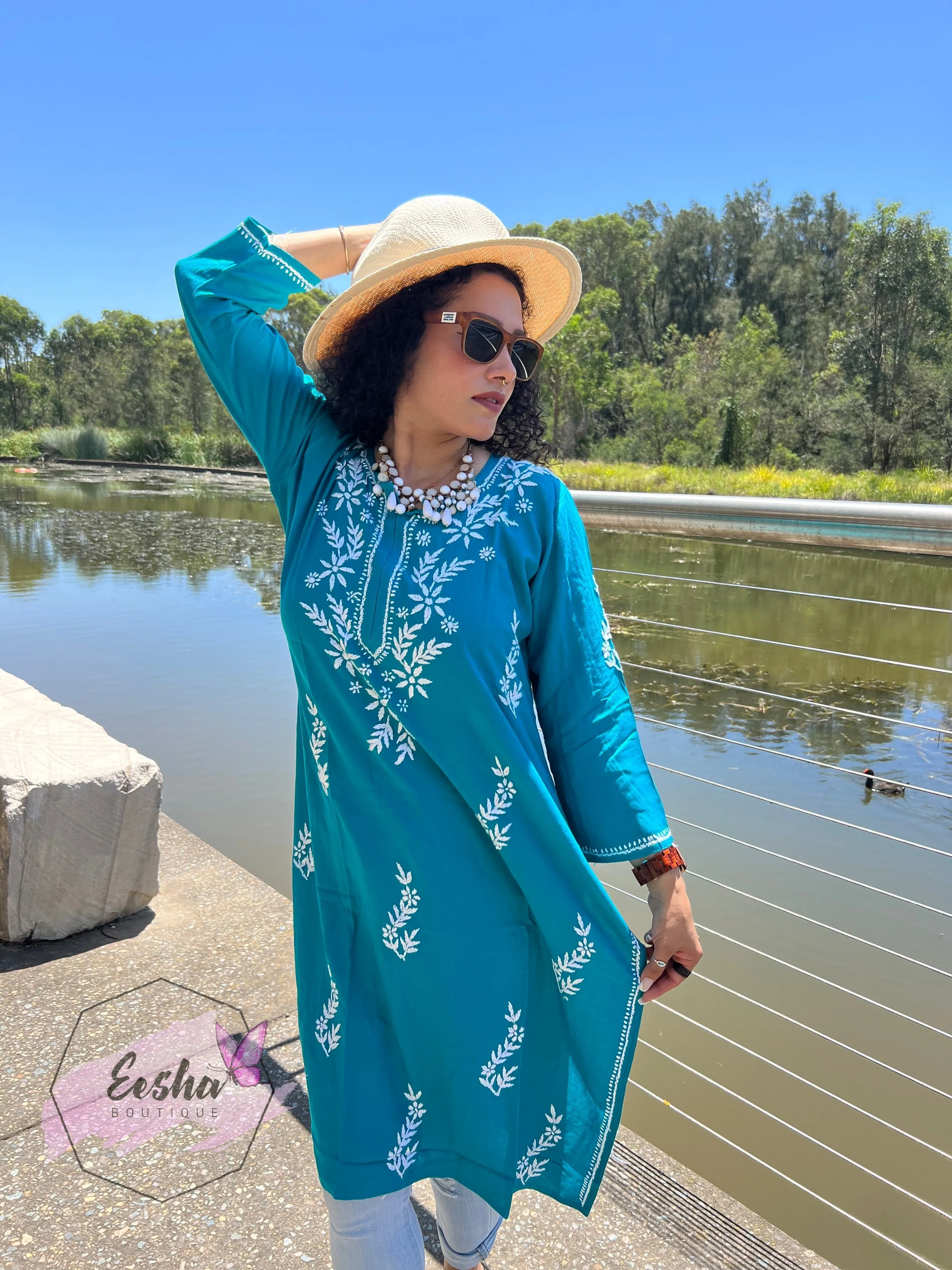 Latika - Hand Embroidered Kurta