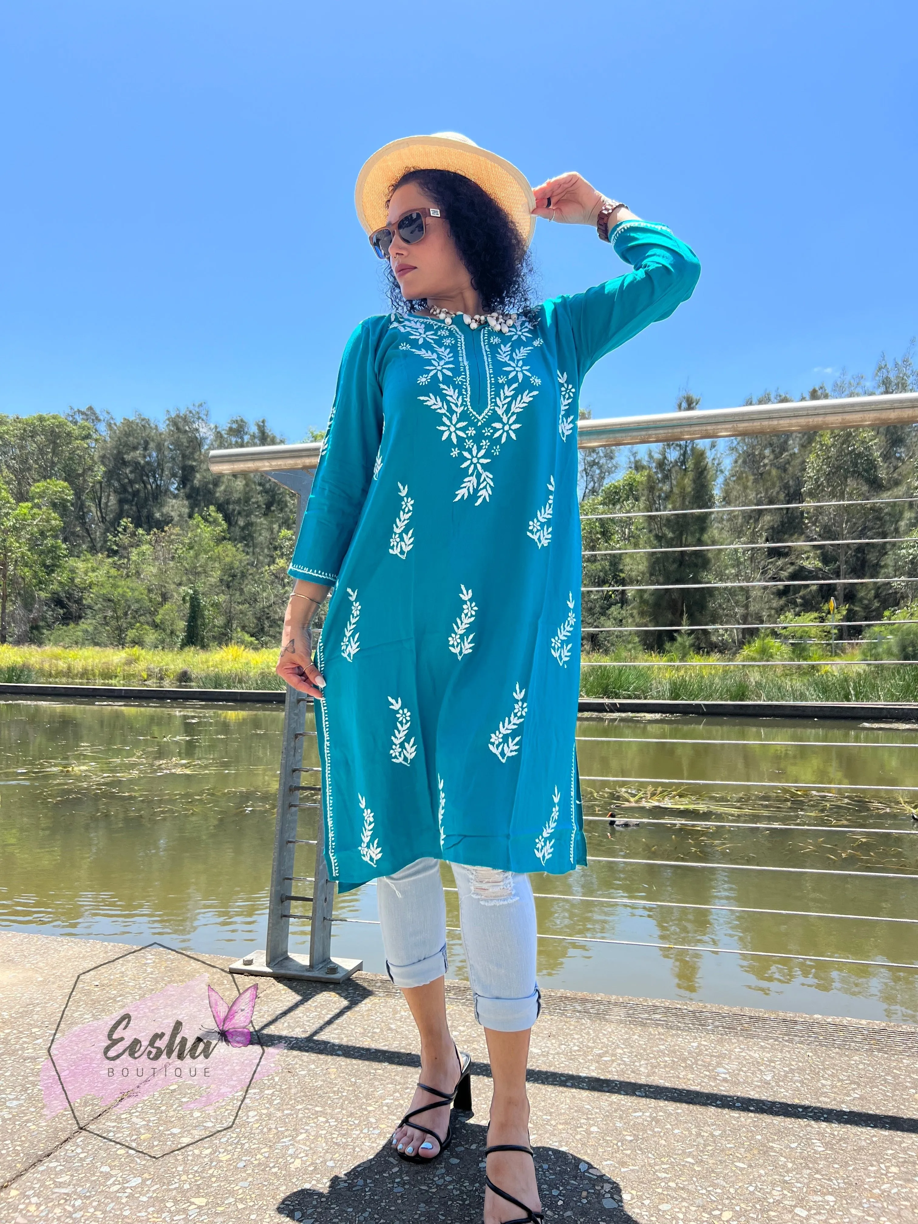Latika - Hand Embroidered Kurta