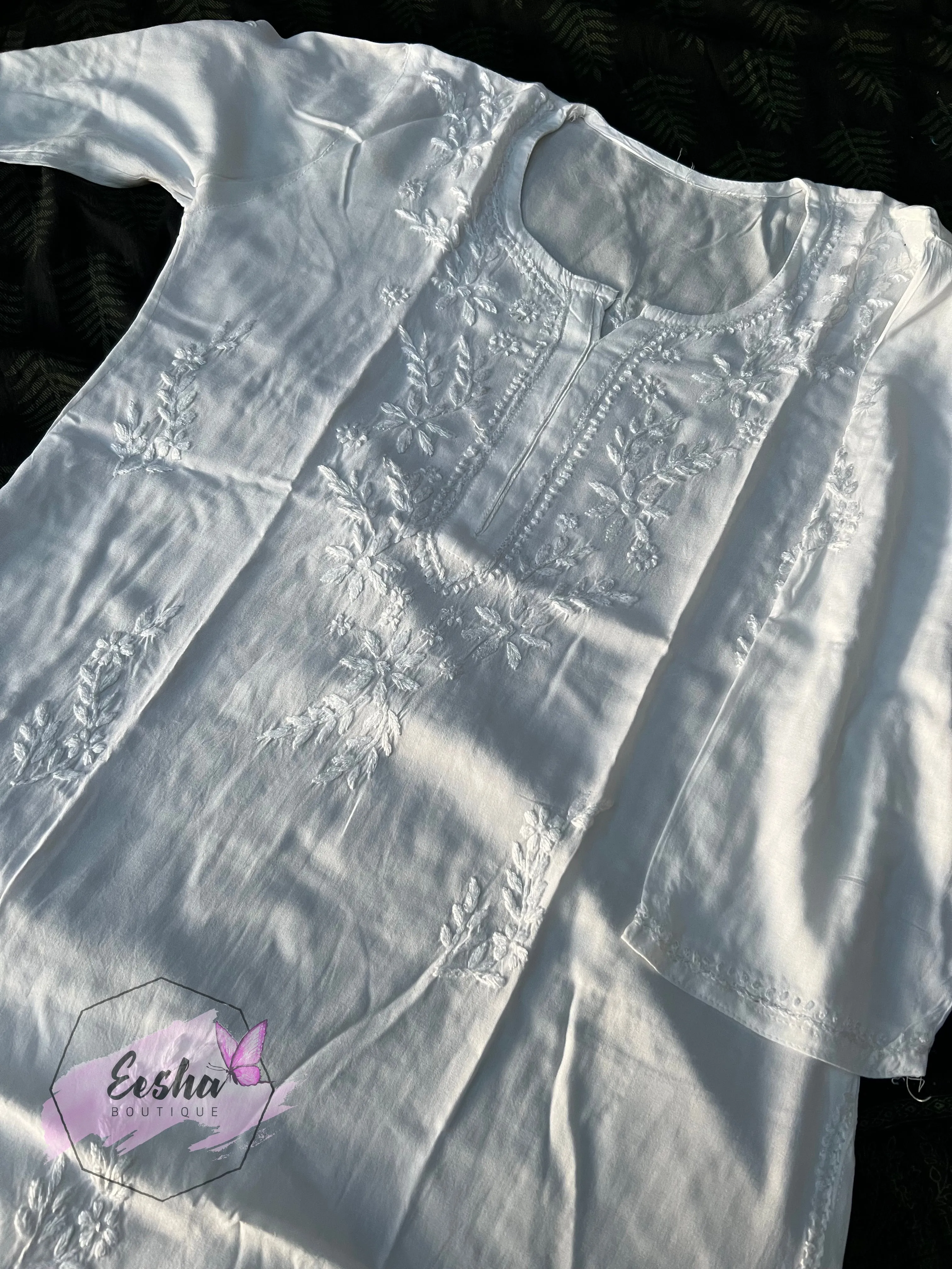 Latika - Hand Embroidered Kurta