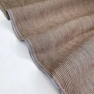 Latte Stripes - Linen - 1/2 metre