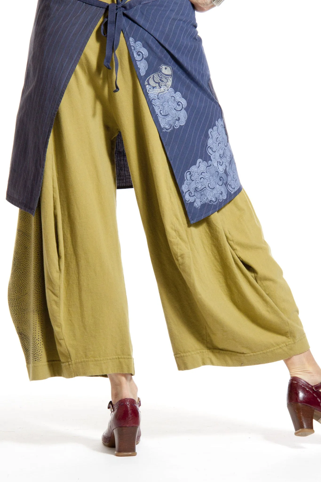 Layer Wrap Printed-Blue Fish Clothing