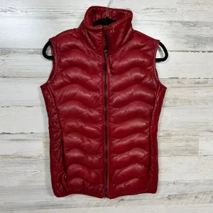 Leather Puffy Vest