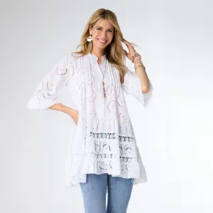 Leia Eyelet Tunic