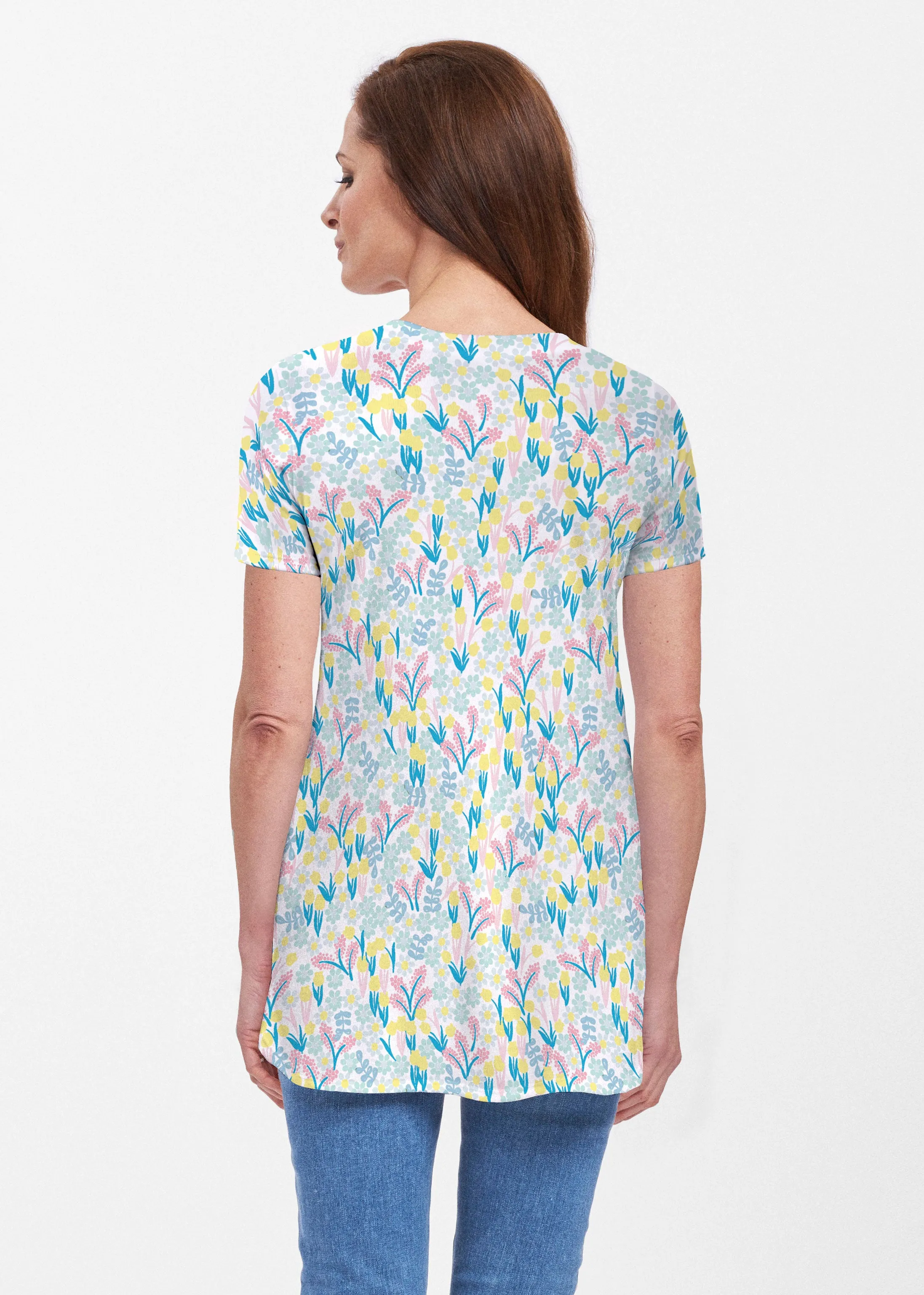 Lemon Drop (13575) ~ Short Sleeve Butterknit tunic