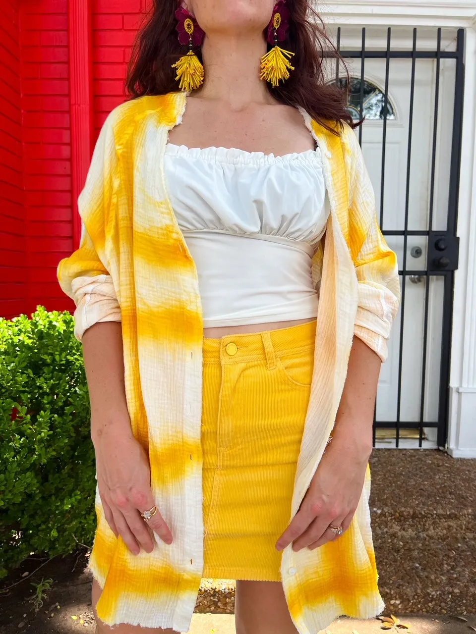 Lemon Juice Buttondown (S-L)