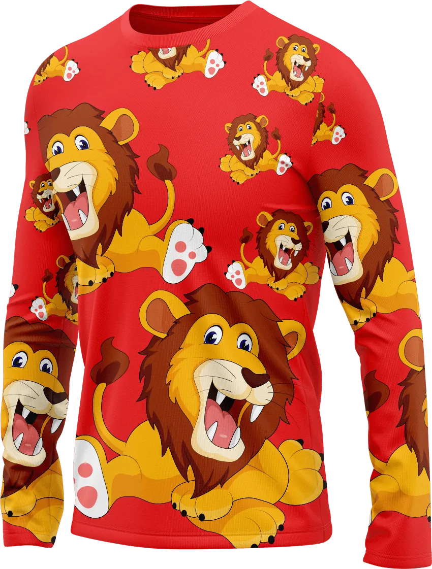 Leo Lion Rash Shirt Long Sleeve