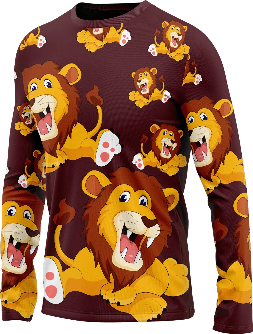 Leo Lion Rash Shirt Long Sleeve