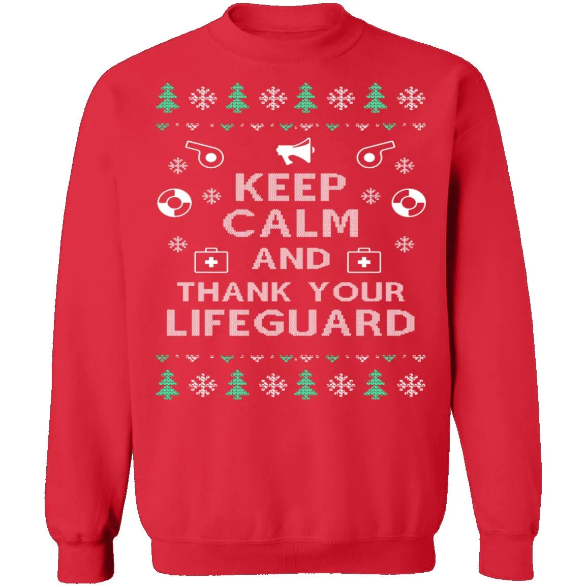 Lifeguard Ugly Christmas Sweater