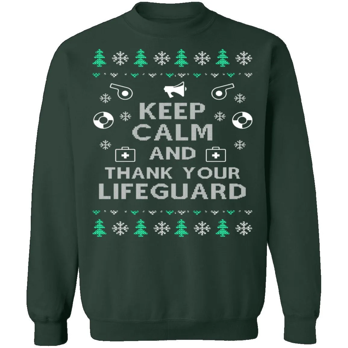 Lifeguard Ugly Christmas Sweater