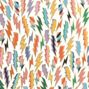 Lightning Bolt Gift Wrap, 2 Rolls