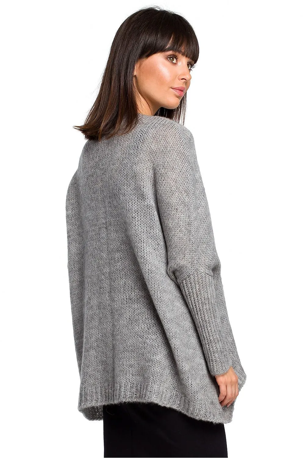 Lightweight Ribbed Loose-Fit Sweater