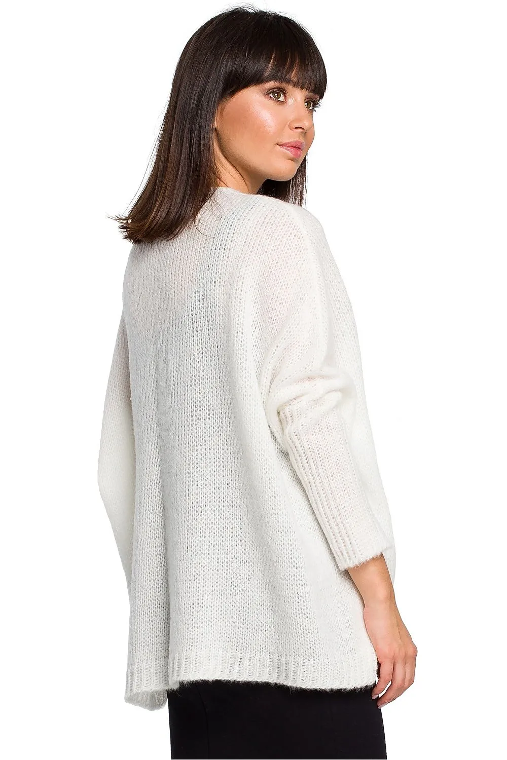 Lightweight Ribbed Loose-Fit Sweater