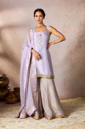 Lilac Pixie Dust Sharara Set