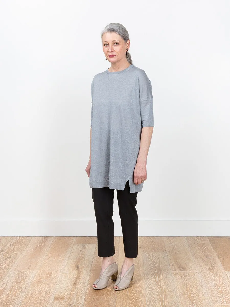 linen tunic sweater