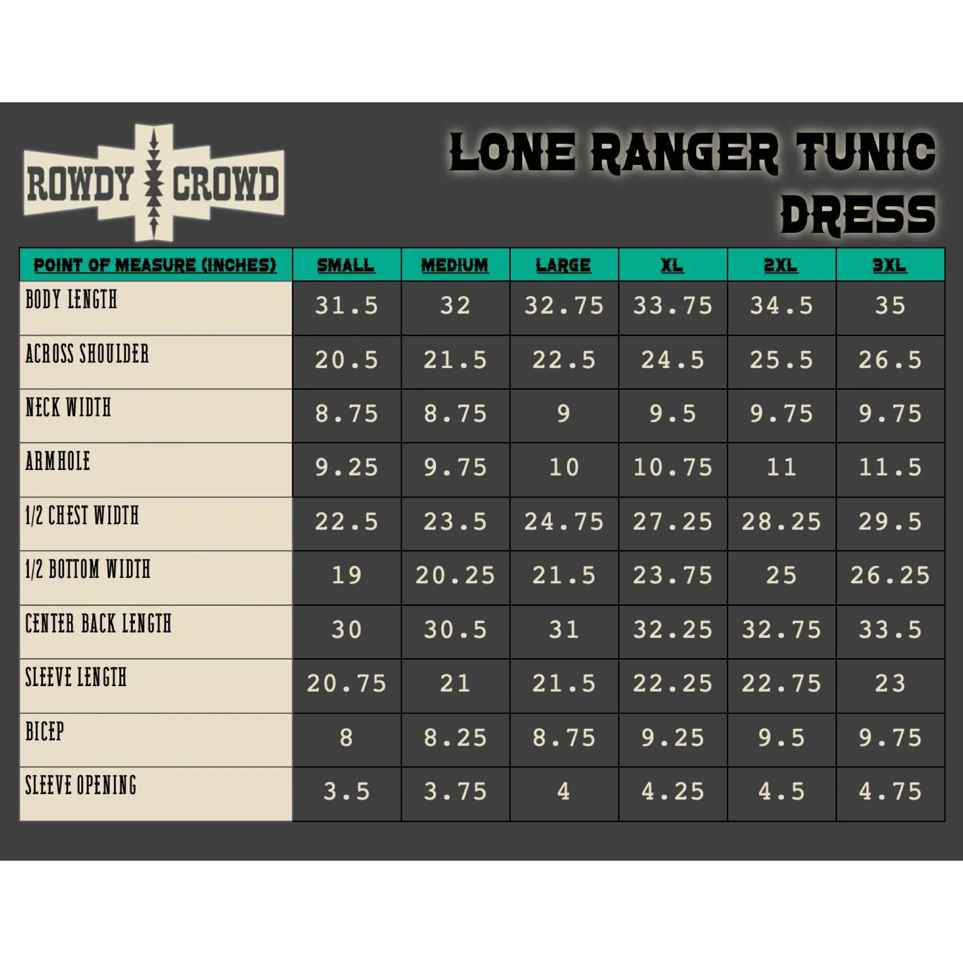 Lone Ranger Tunic Dress