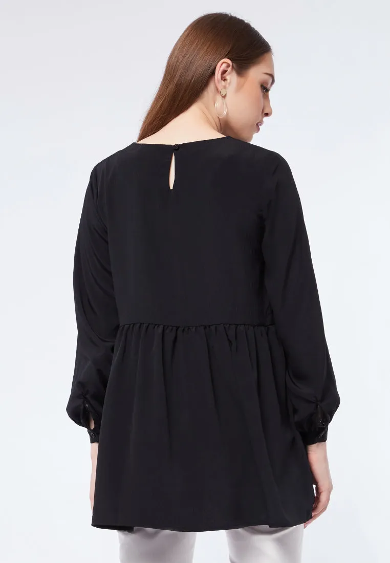 Long Sleeve Babydoll Tunic