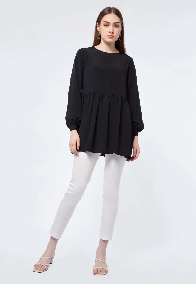 Long Sleeve Babydoll Tunic