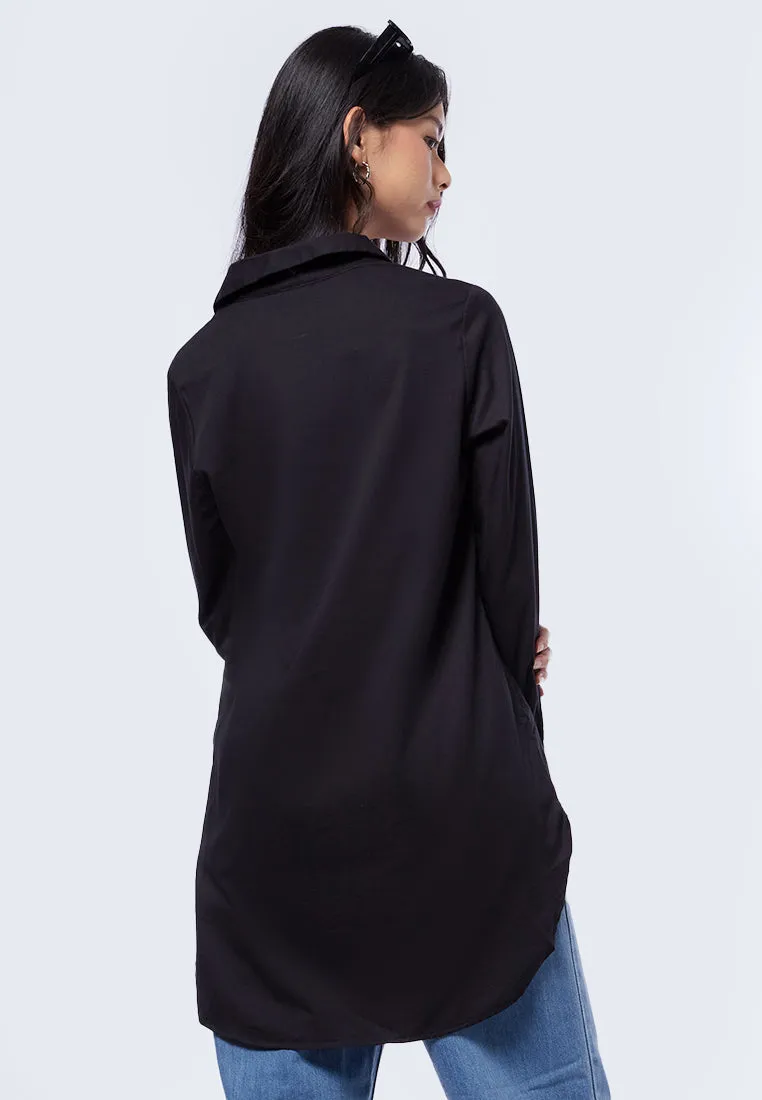 Long Sleeve Tunic with Button