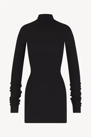 Long Sleeve Turtleneck Mini Dress