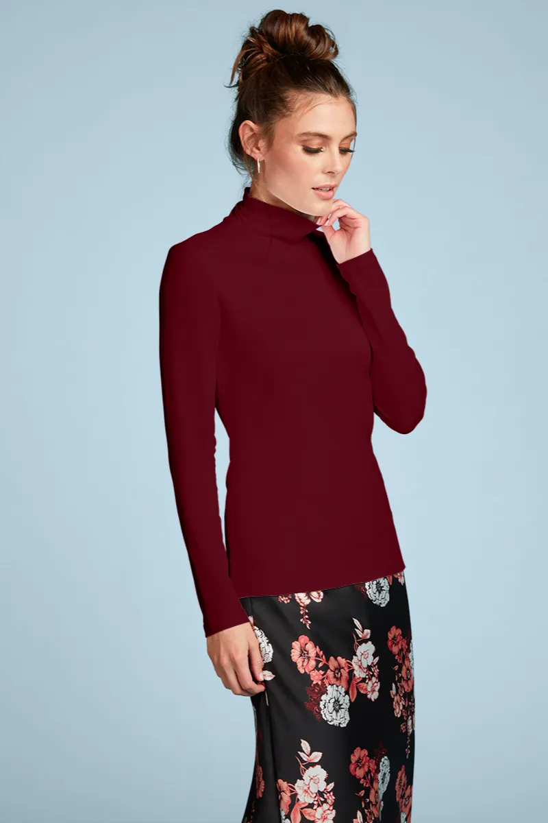 Long Sleeve Turtlenecks-UPF 50 