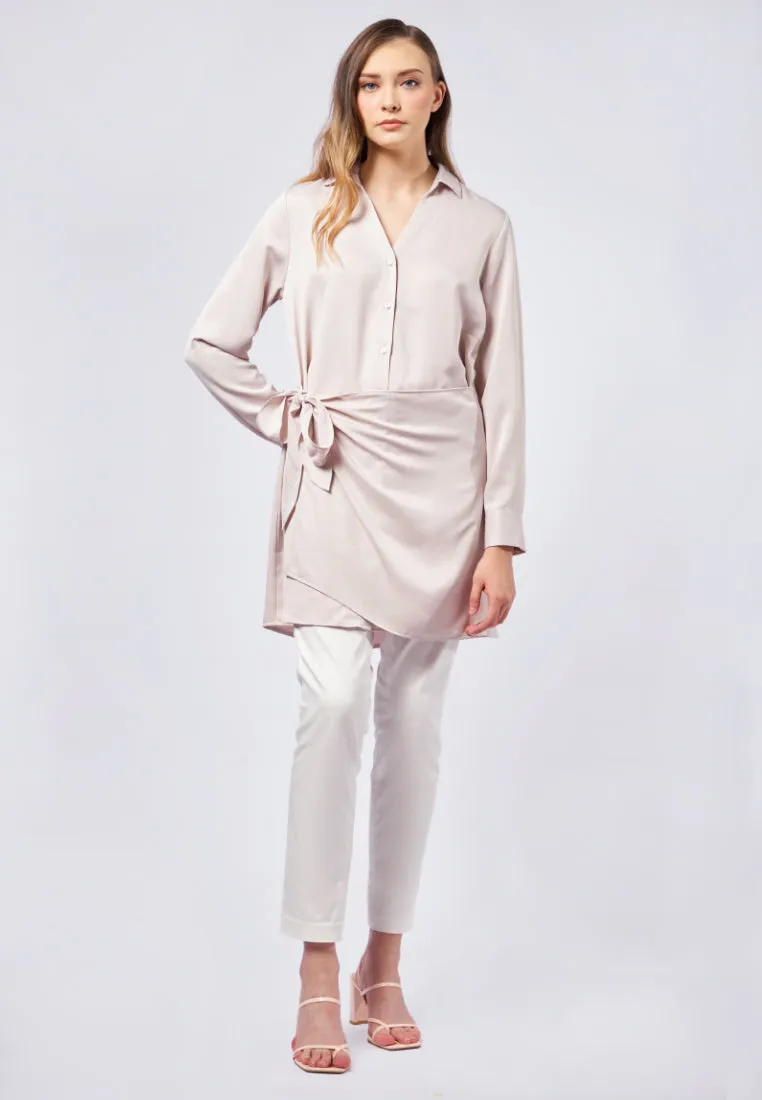 Long Sleeve Wrap Tunic