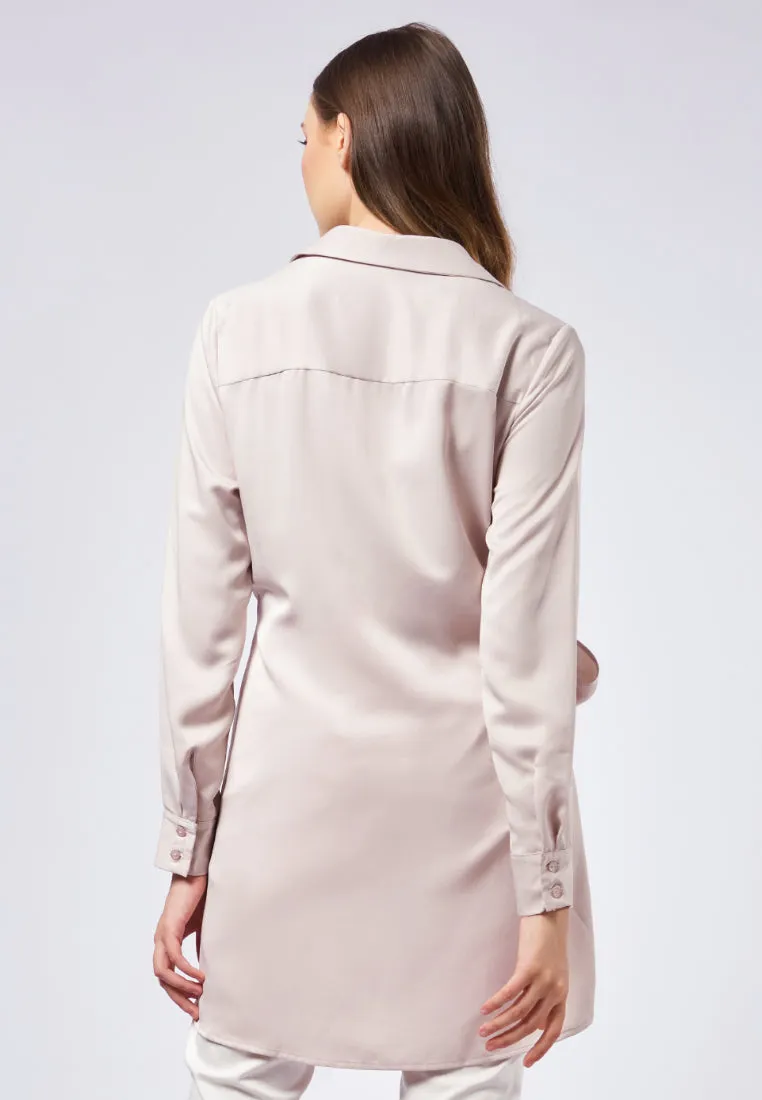 Long Sleeve Wrap Tunic