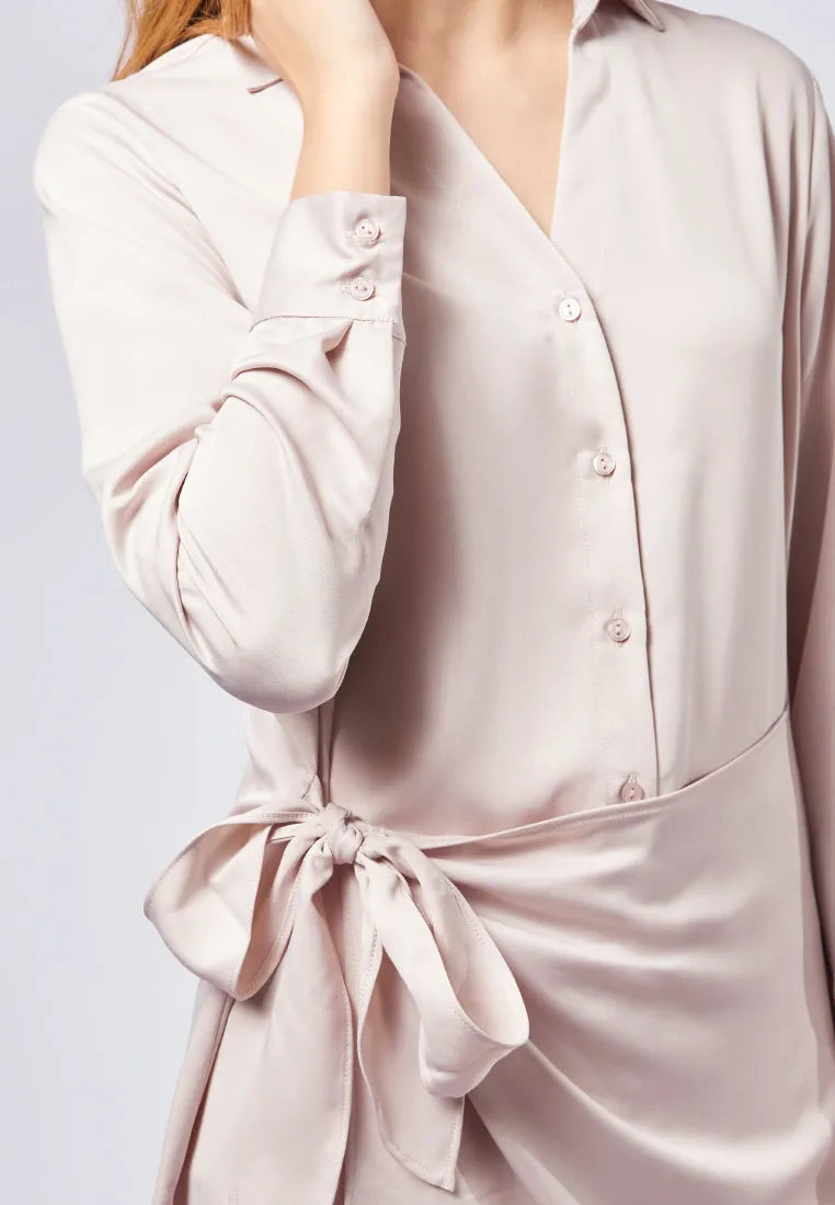 Long Sleeve Wrap Tunic